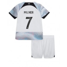 Liverpool James Milner #7 Bortaställ Barn 2022-23 Korta ärmar (+ Korta byxor)